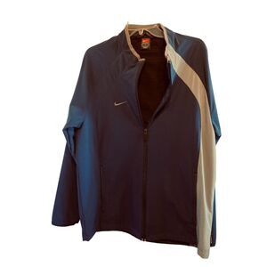 #7483 Nike Mens Blue Zipper Jacket Size L